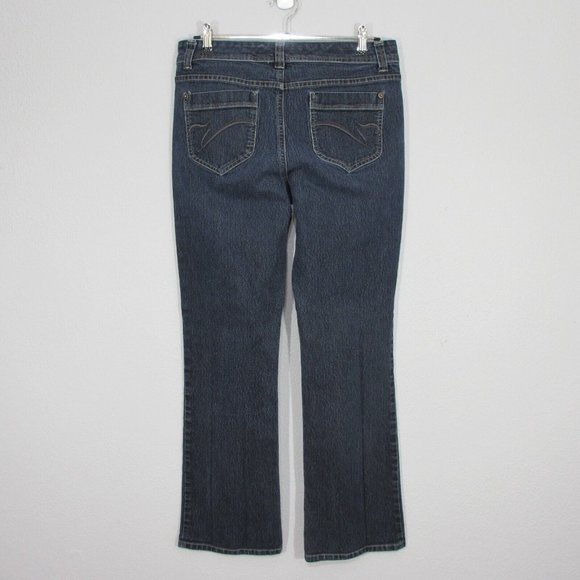 Gloria Vanderbilt Women's Isabelle Jeans Mid Rise Flare Size 10 - Picture 3 of 7